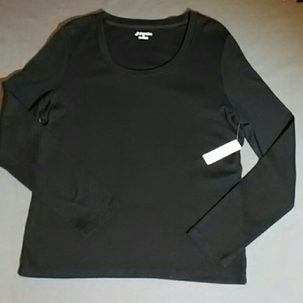 NWT Long Sleeve Black St. Johns Bay Tshirt
